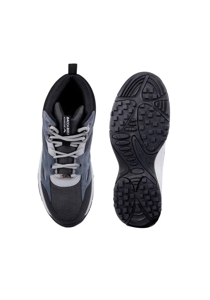 Bacca Bucci Steel Grey Stompster Adventure Boots for Men | Best Price UAE